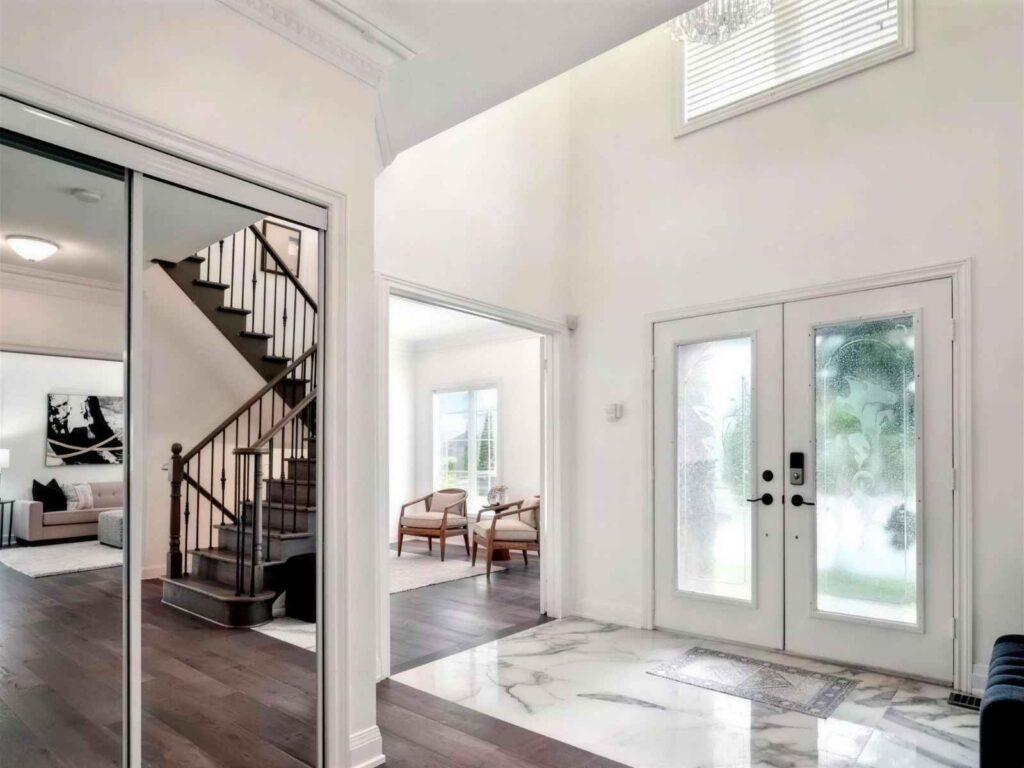 Full home renovations Toronto project with open kitchen and living space